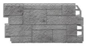 Фасадная панель камень Вокс, Light grey