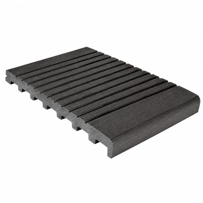 Ступень из ДПК UnoDeck Scala 345×23×4000 мм, цвет Графит