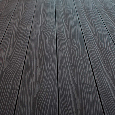 Террасная доска UnoDeck Ultra (150x24), графит, 4000 мм-4